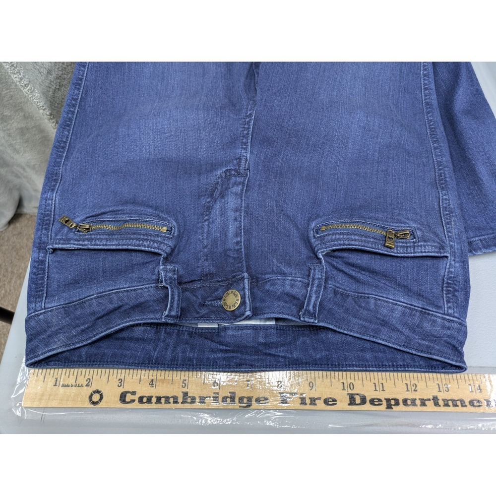 Mid Rise Straight Jeans Women's 2 Casual‎ Zipper Pockets - Picture 5 of 8